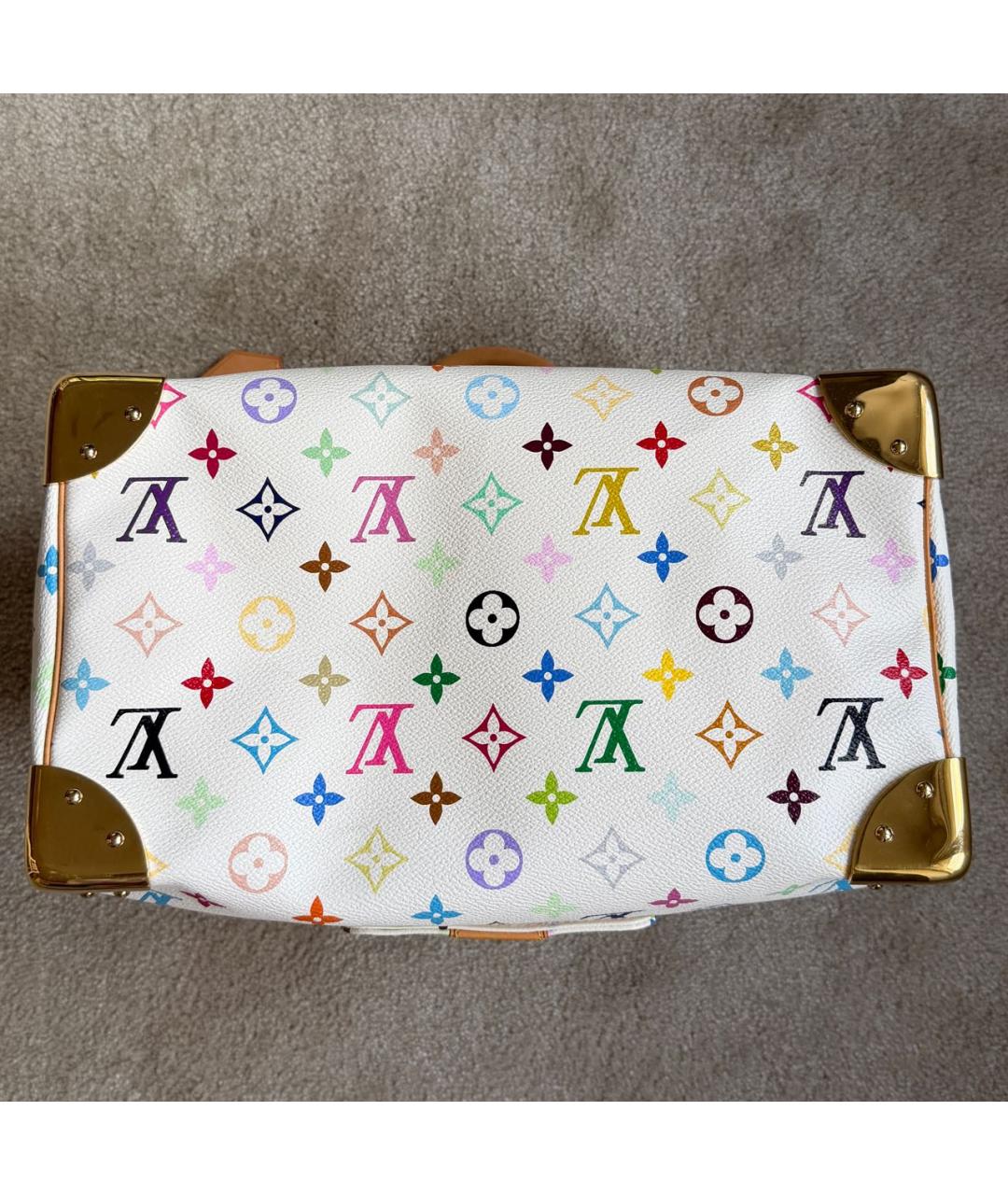 LOUIS VUITTON Кожаная сумка с короткими ручками, фото 7