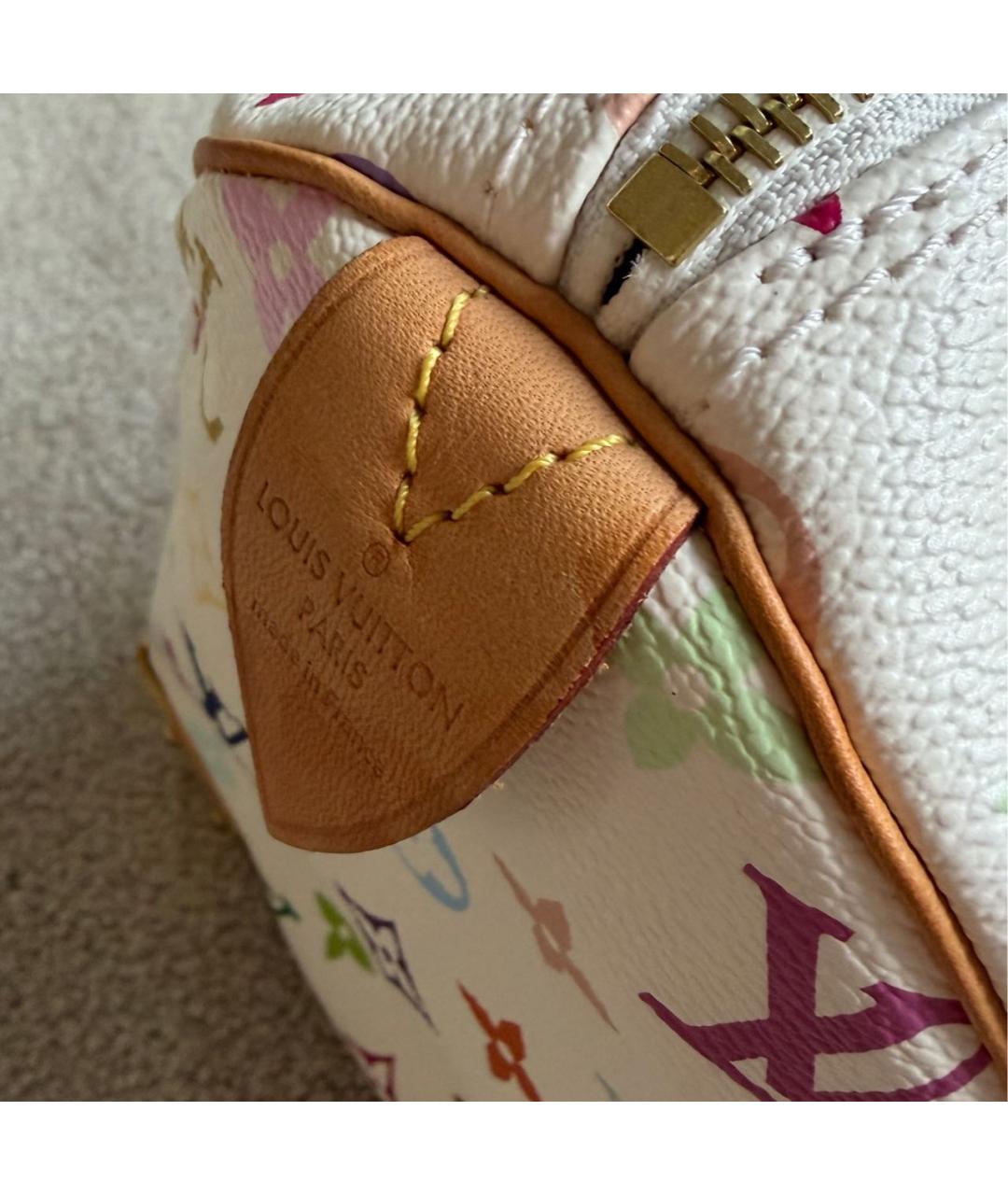 LOUIS VUITTON Кожаная сумка с короткими ручками, фото 6