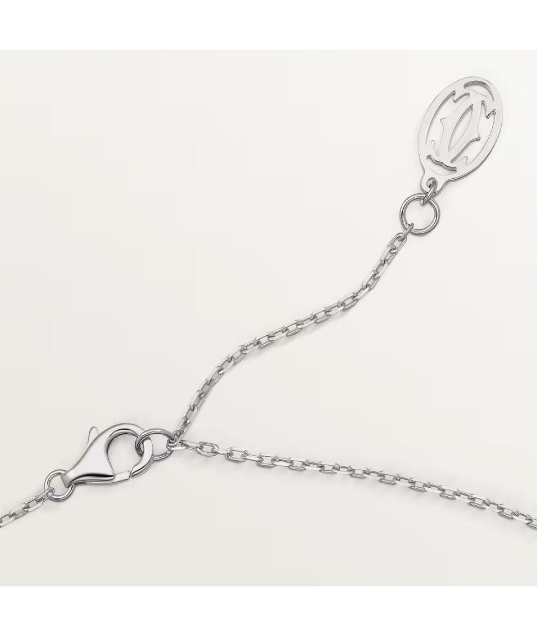 CARTIER Серебряное колье из белого золота, фото 5
