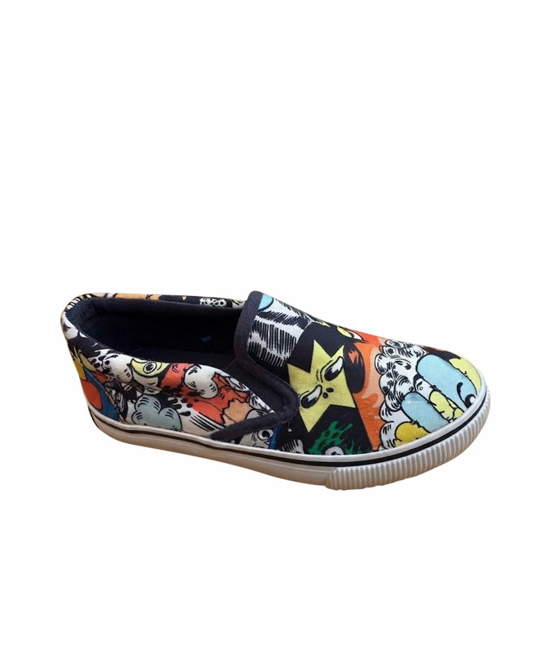 KENZO Мульти текстильные кеды, фото 1
