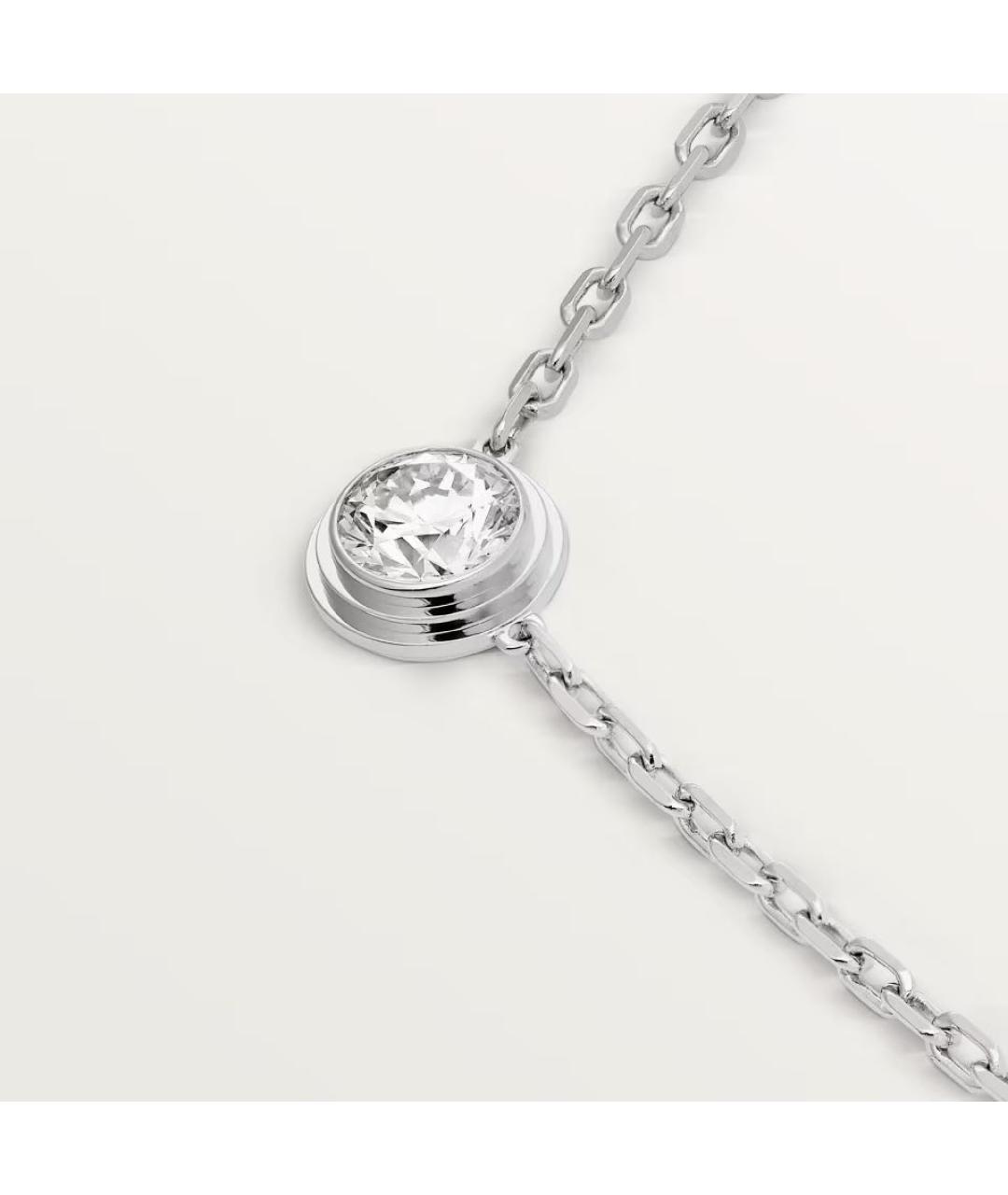 CARTIER Серебряное колье из белого золота, фото 3