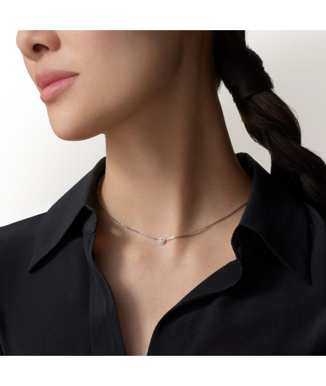 CARTIER Серебряное колье из белого золота, фото 5