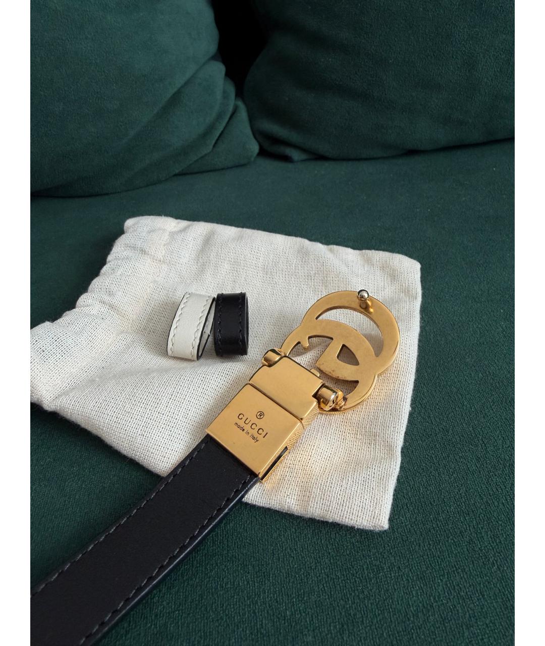 GUCCI Бежевый кожаный ремень, фото 3