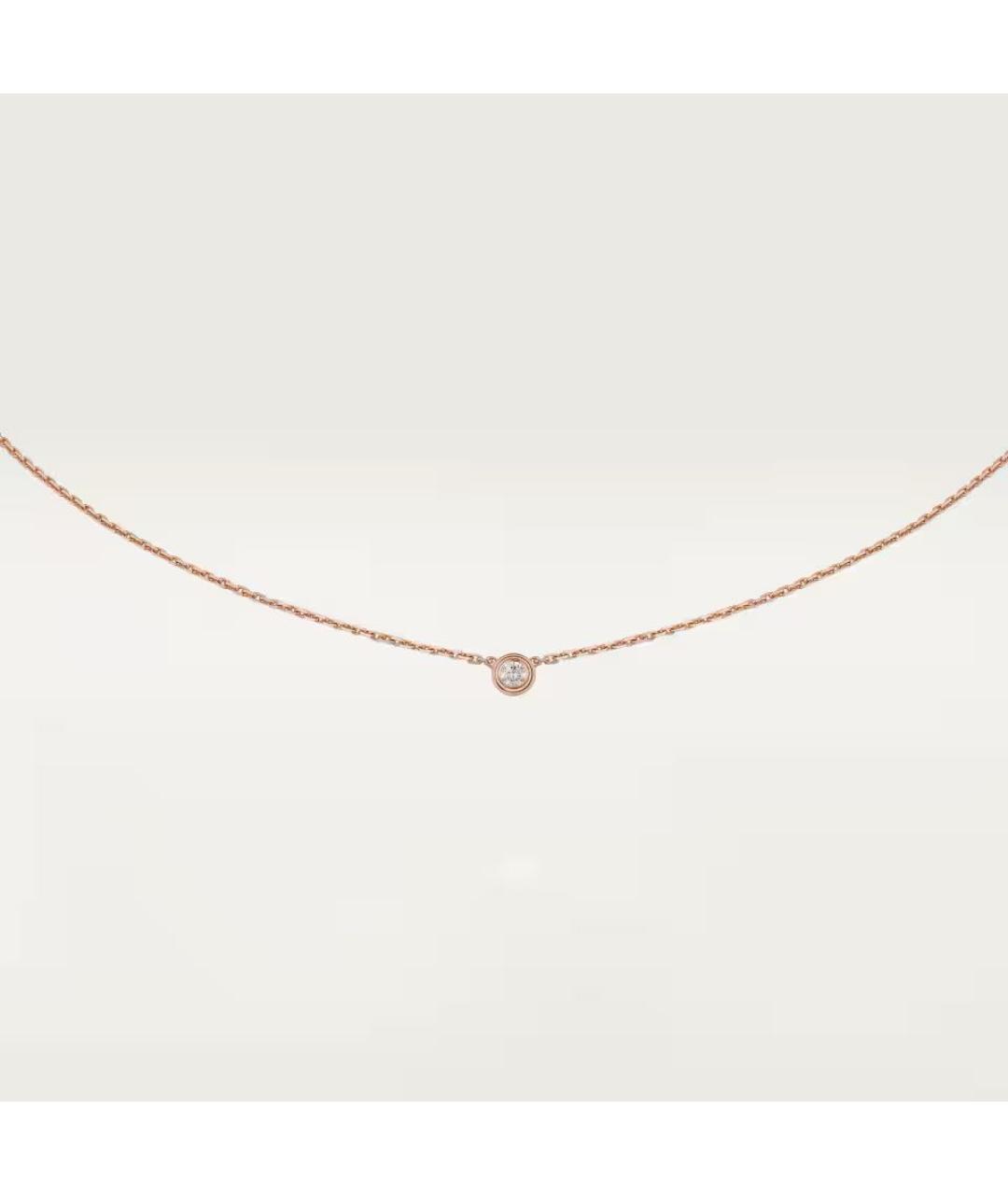 CARTIER Розовое колье из розового золота, фото 6