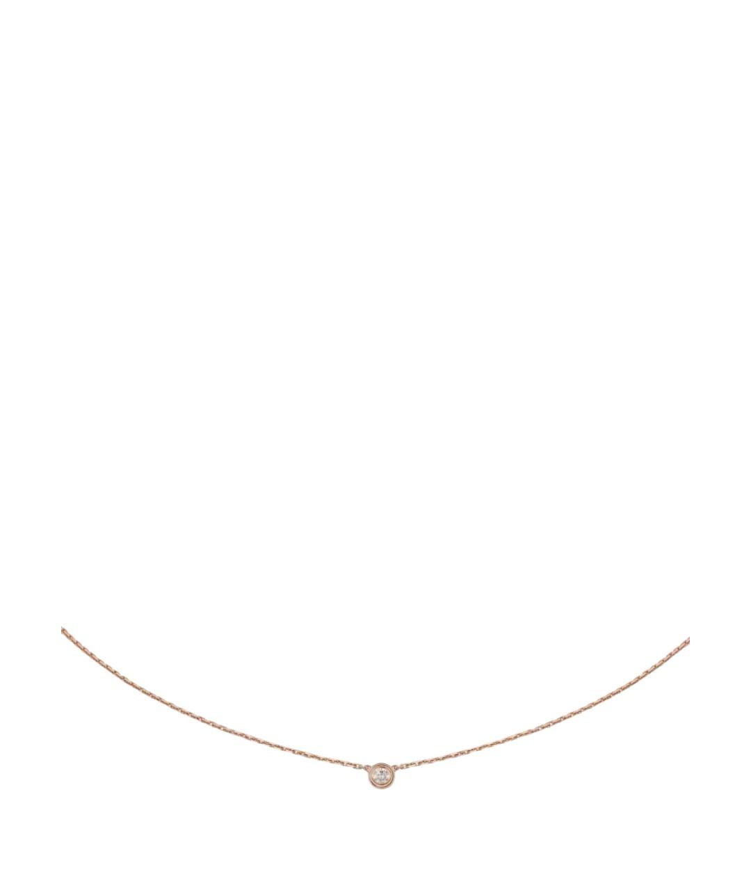 CARTIER Розовое колье из розового золота, фото 1