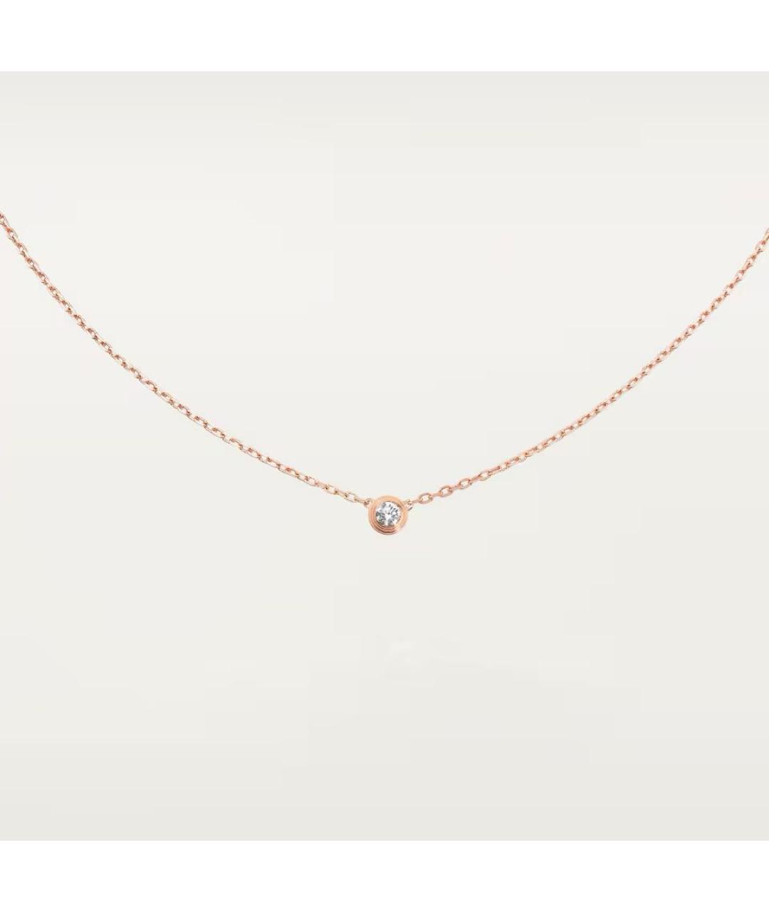 CARTIER Розовое колье из розового золота, фото 8