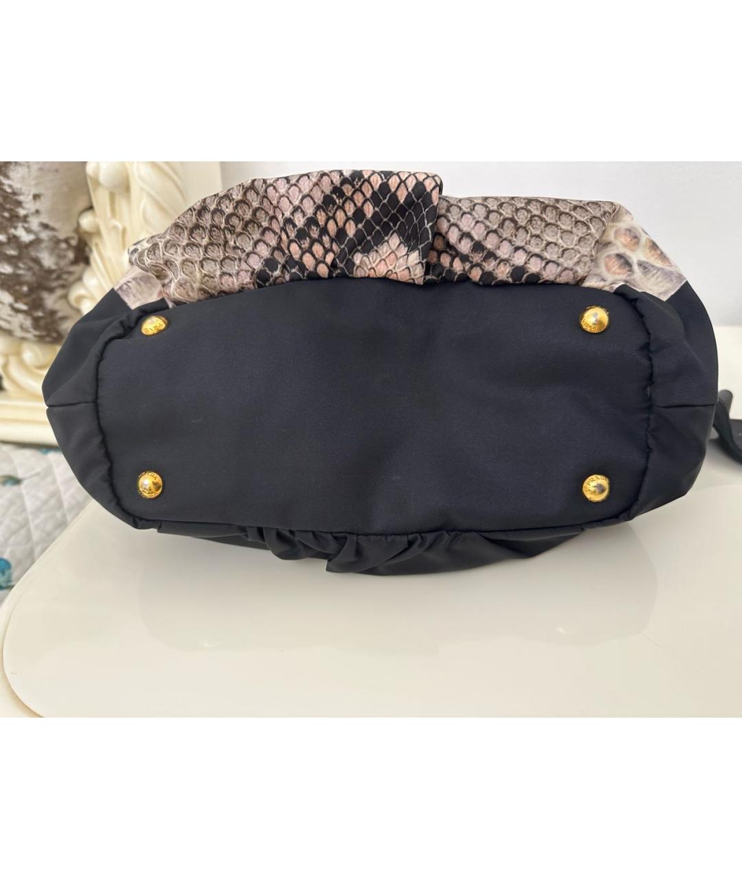 PRADA Мульти тканевая сумка с короткими ручками, фото 5