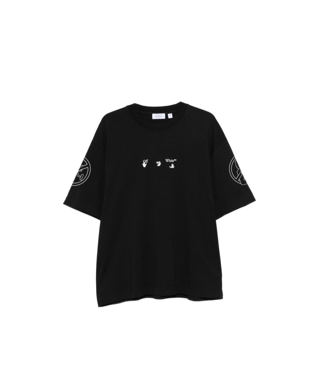 OFF-WHITE Черная футболка, фото 6