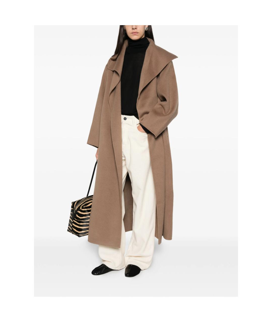 ALMADA LABEL Коричневое пальто, фото 5