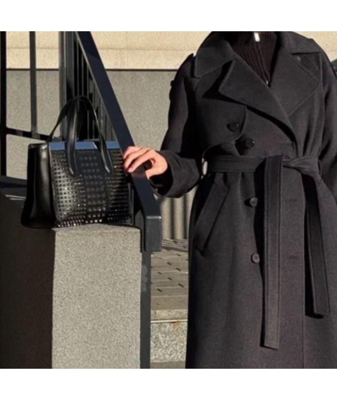 PHILIPP PLEIN Черная кожаная сумка с короткими ручками, фото 6