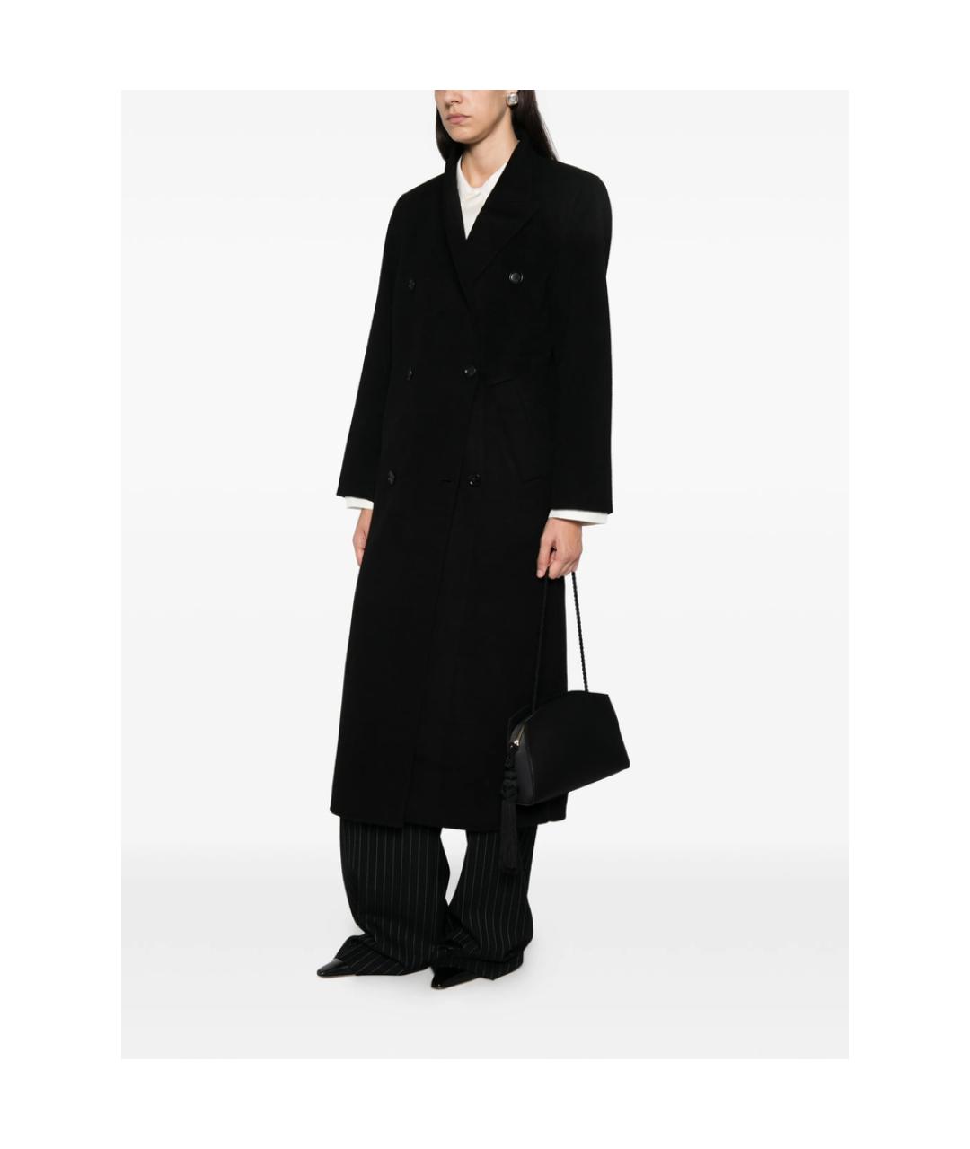 ALMADA LABEL Черное пальто, фото 3