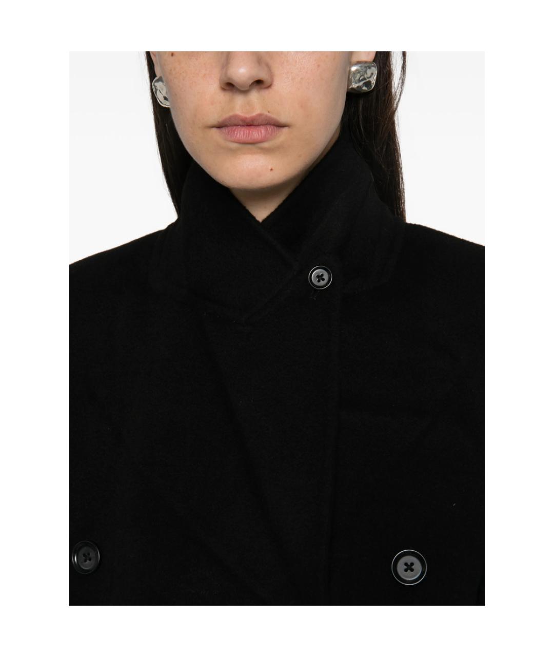 ALMADA LABEL Черное пальто, фото 4