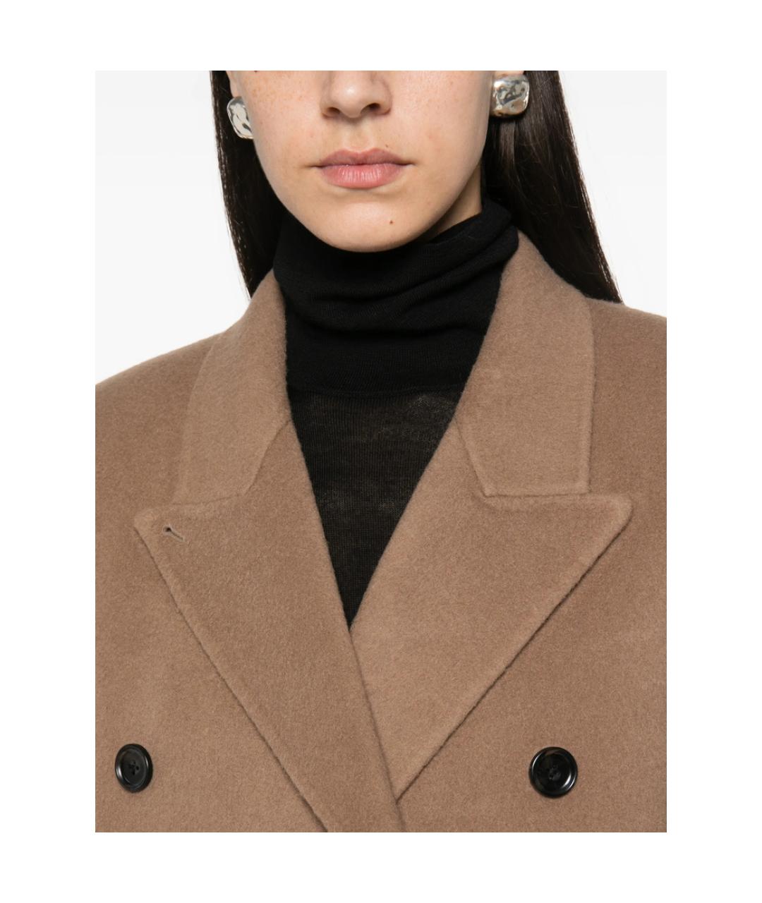 ALMADA LABEL Коричневое пальто, фото 5