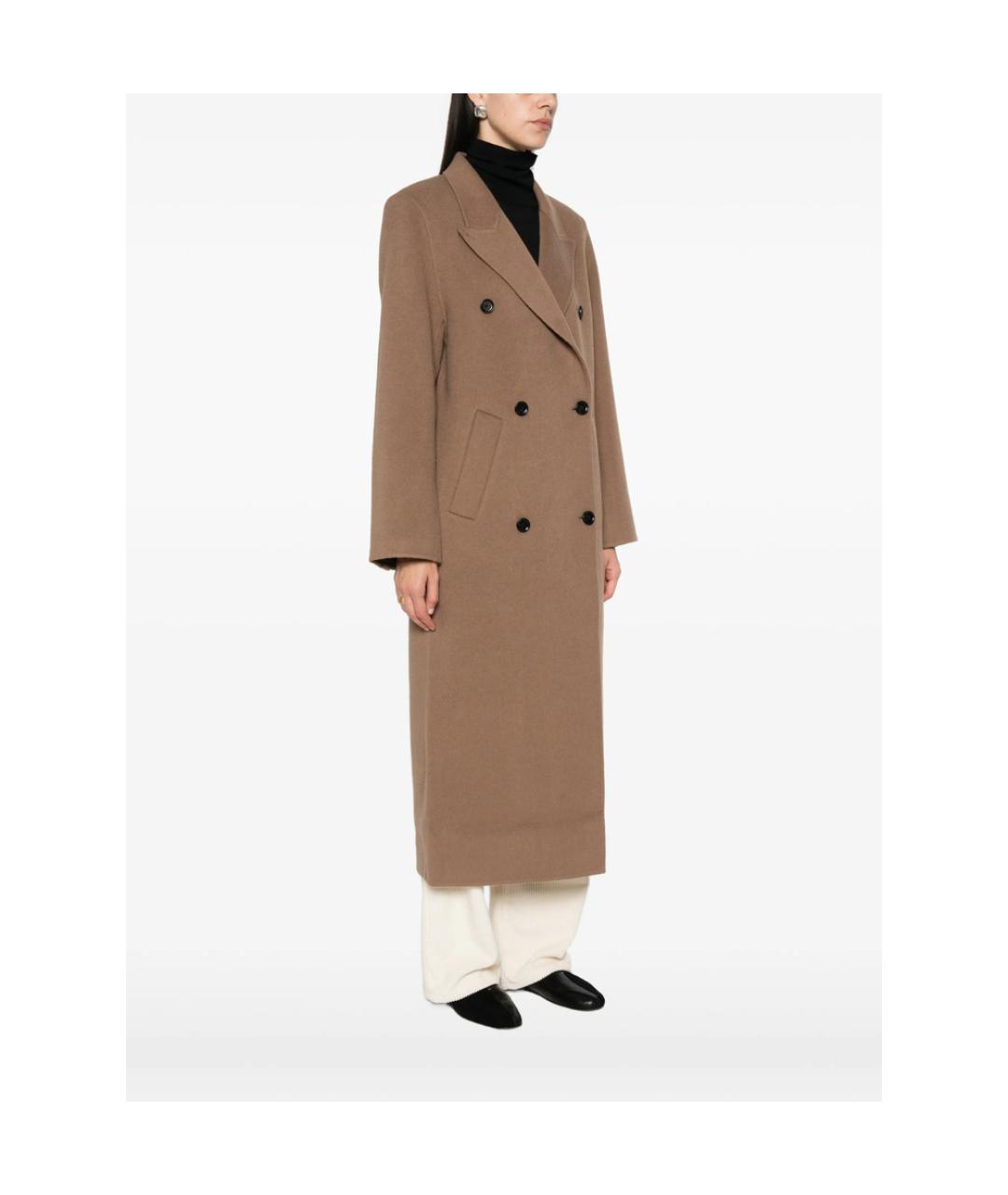 ALMADA LABEL Коричневое пальто, фото 4