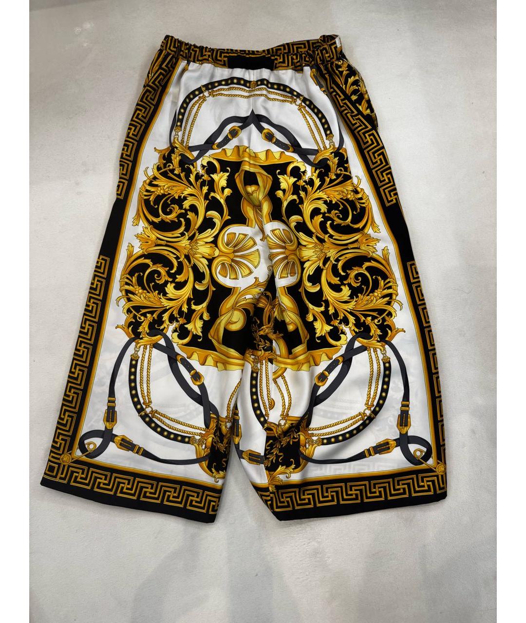 VERSACE Шелковая юбка миди, фото 3