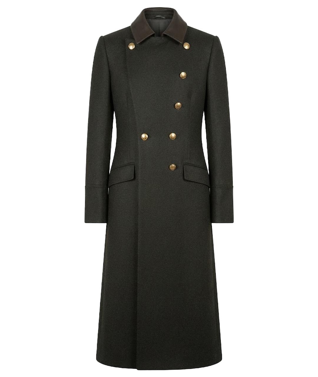 FERRAGAMO Серое шерстяное пальто, фото 1