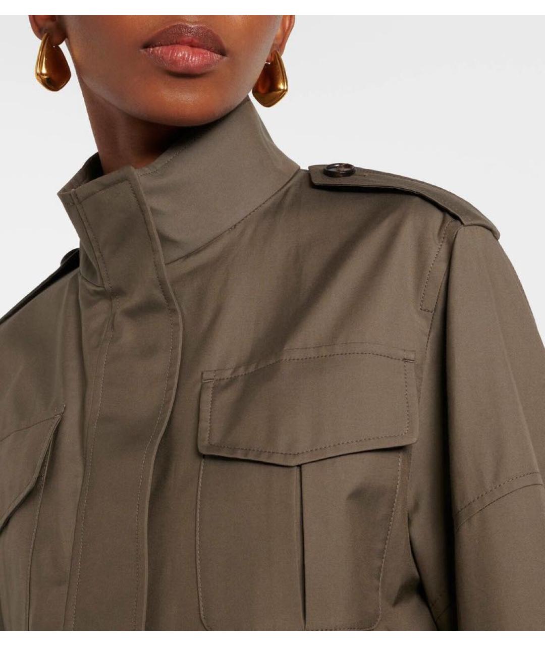 'S MAX MARA Хаки парка, фото 4