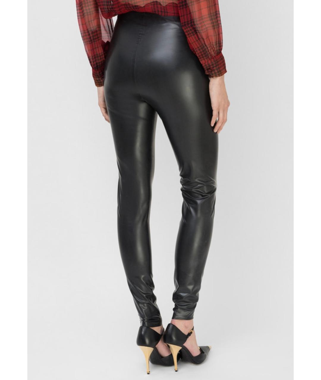 SAINT LAURENT Черные леггинсы и велосипедки, фото 4