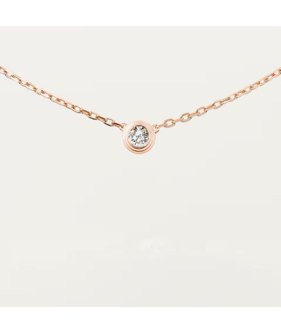 CARTIER Розовое колье из розового золота, фото 2