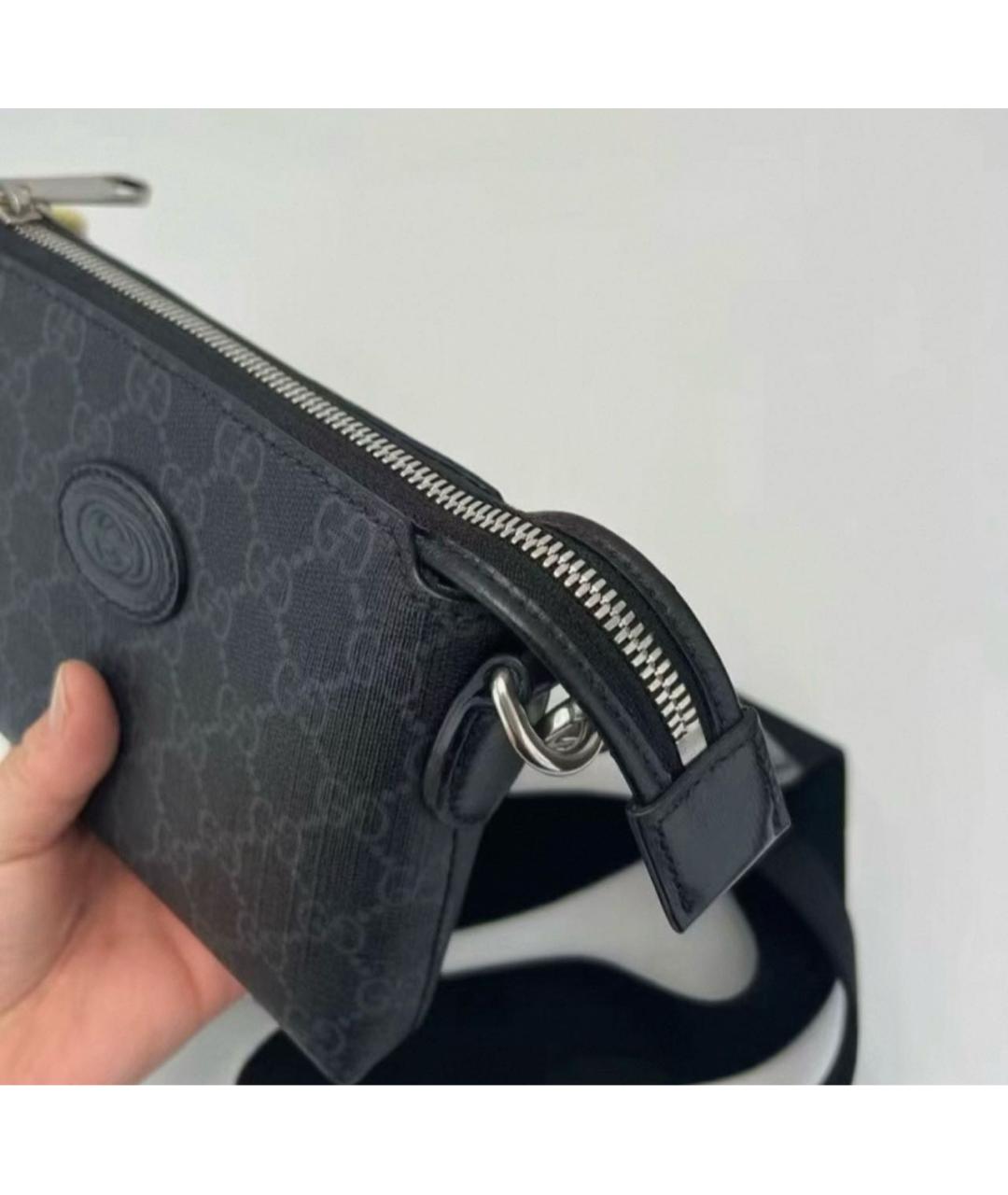 GUCCI Черная сумка на плечо, фото 6