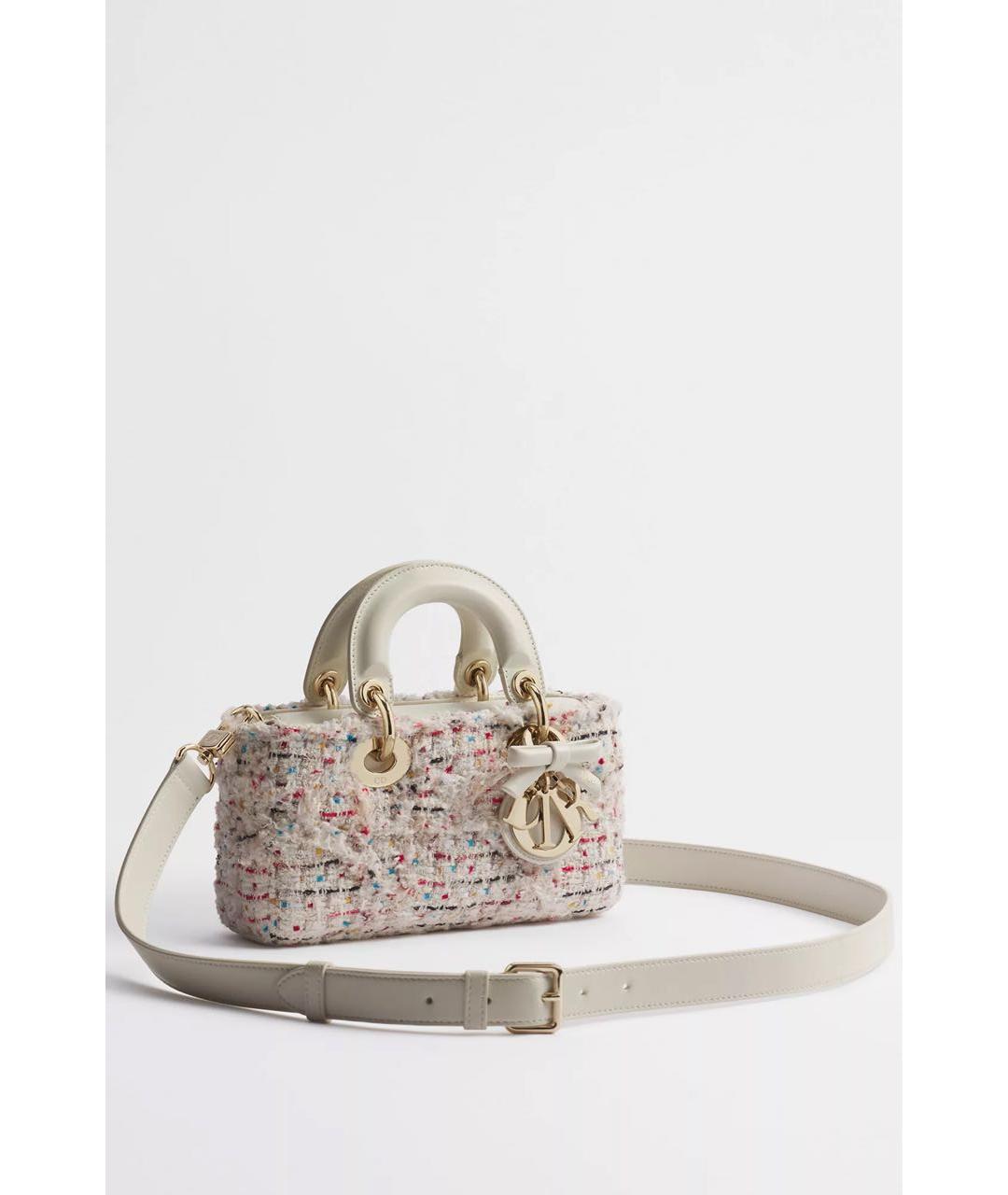 CHRISTIAN DIOR Мульти хлопковая сумка с короткими ручками, фото 2