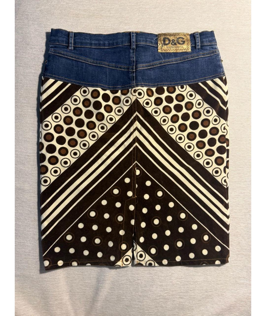 DOLCE&GABBANA Бархатная юбка миди, фото 2