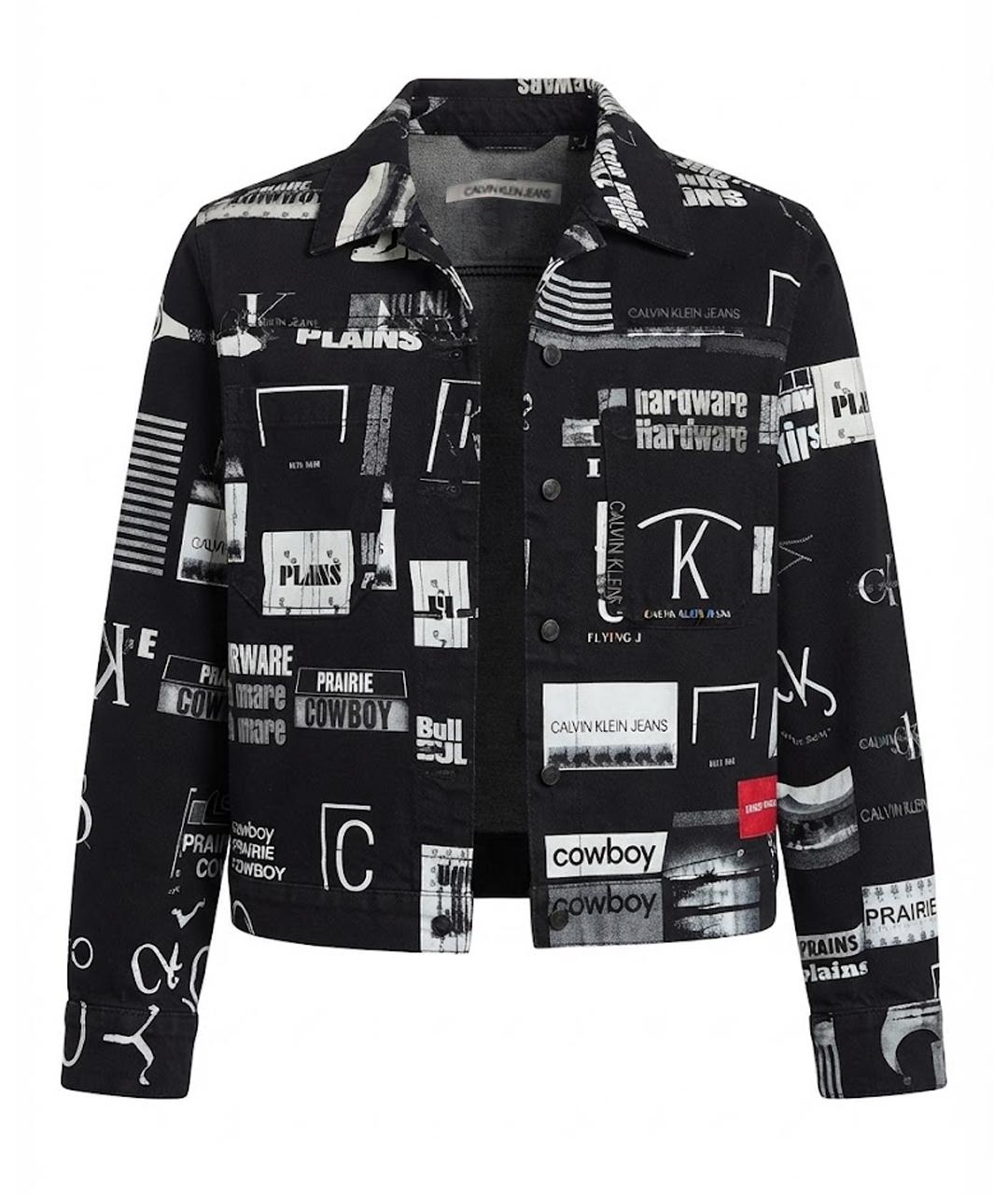 CALVIN KLEIN Черная деним куртка, фото 1
