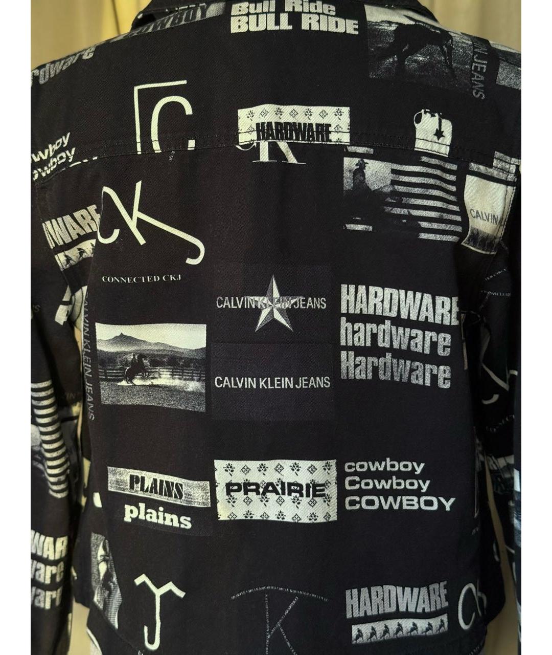 CALVIN KLEIN Черная деним куртка, фото 3