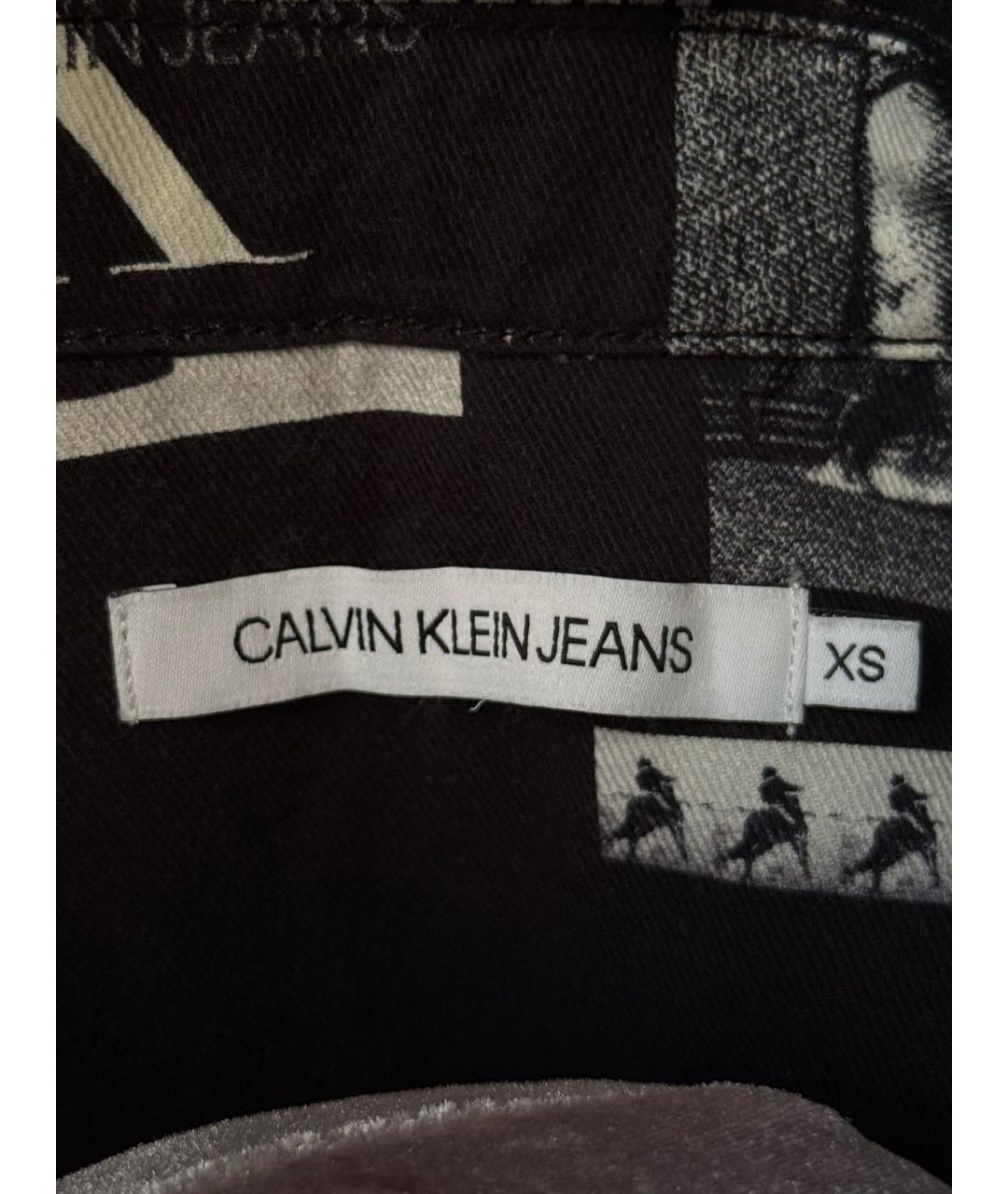 CALVIN KLEIN Черная деним куртка, фото 6