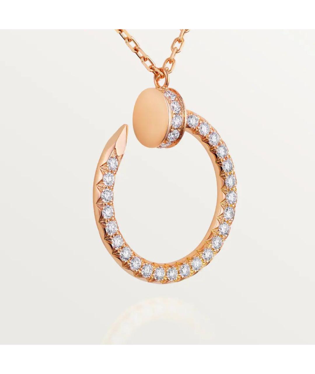 CARTIER Розовое колье из розового золота, фото 4
