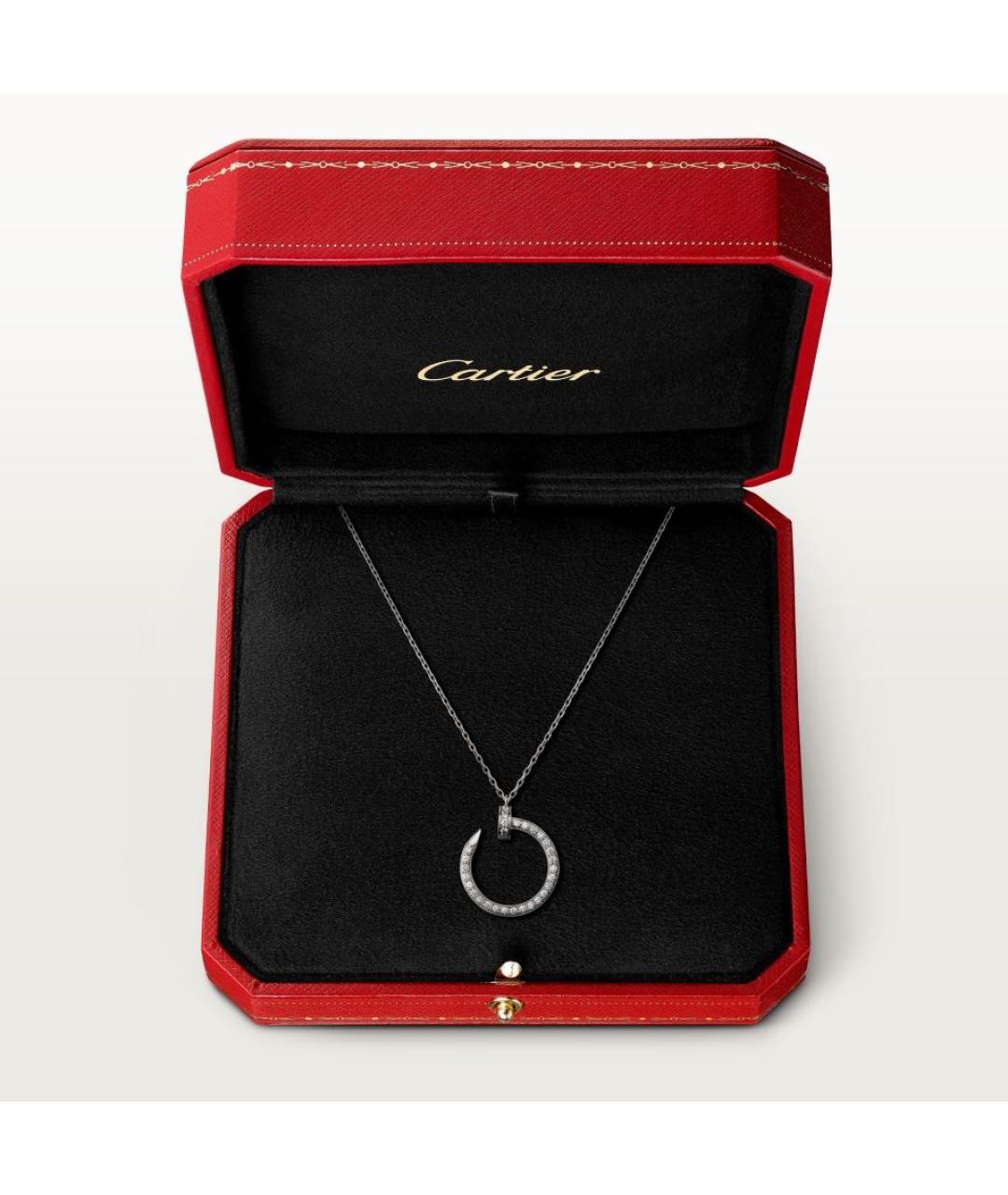 CARTIER Серебряное колье из белого золота, фото 6
