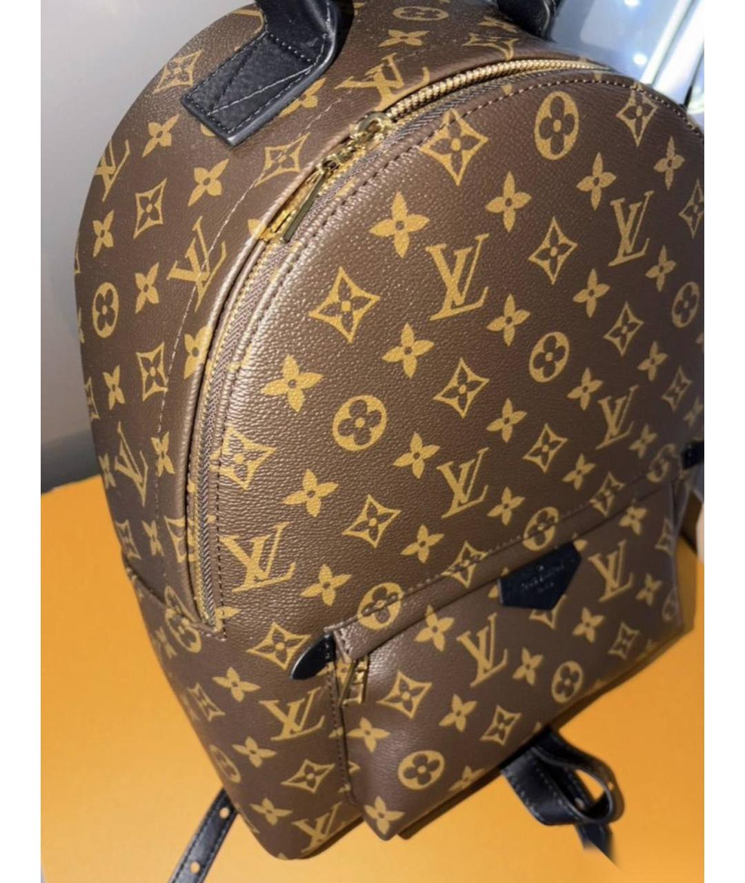 LOUIS VUITTON Коричневый рюкзак из канвы, фото 2