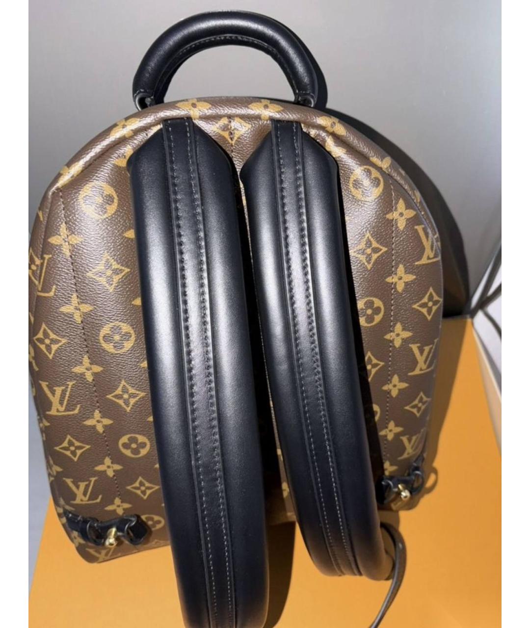 LOUIS VUITTON Коричневый рюкзак из канвы, фото 3