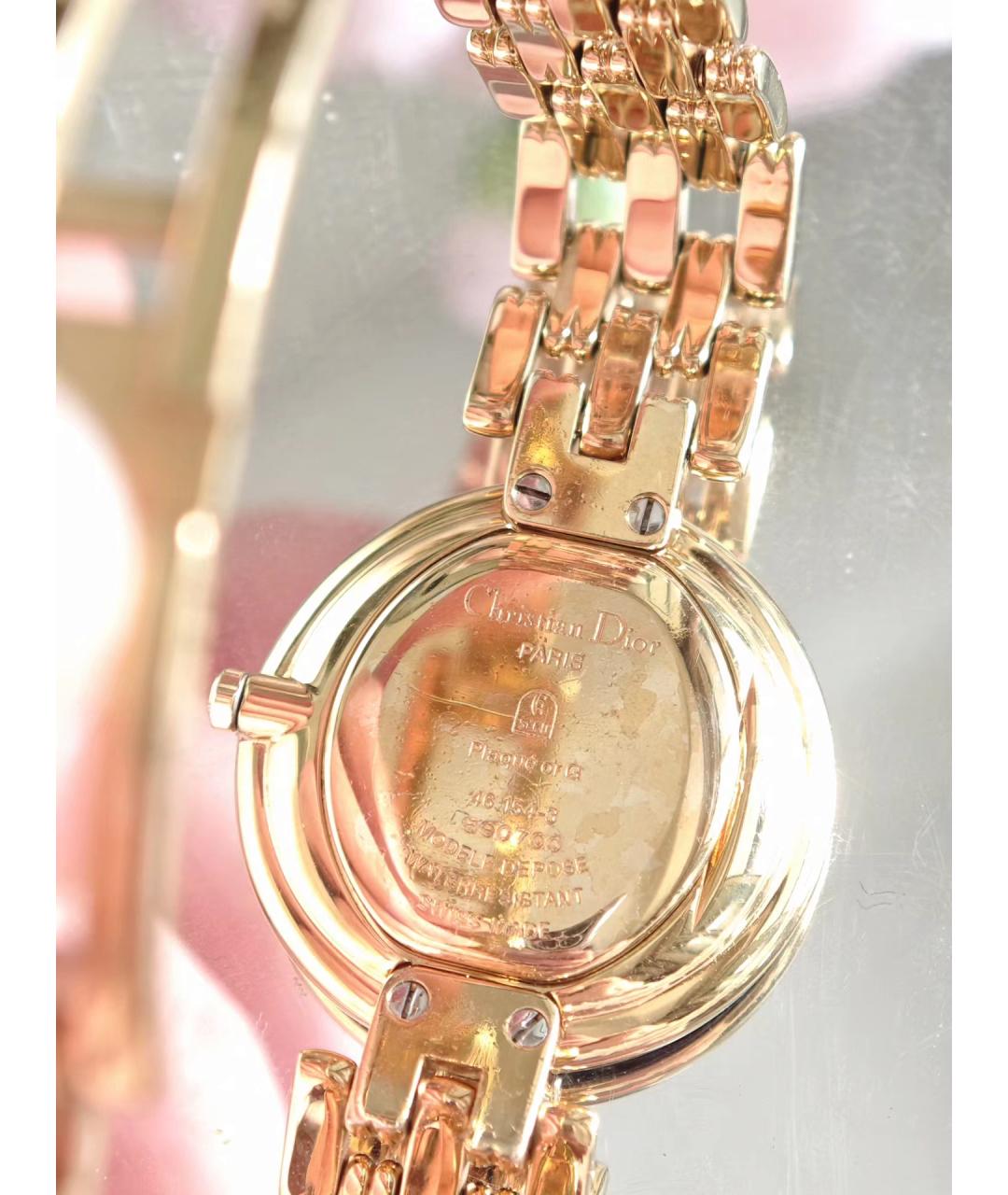 CHRISTIAN DIOR Золотые позолоченные часы, фото 5