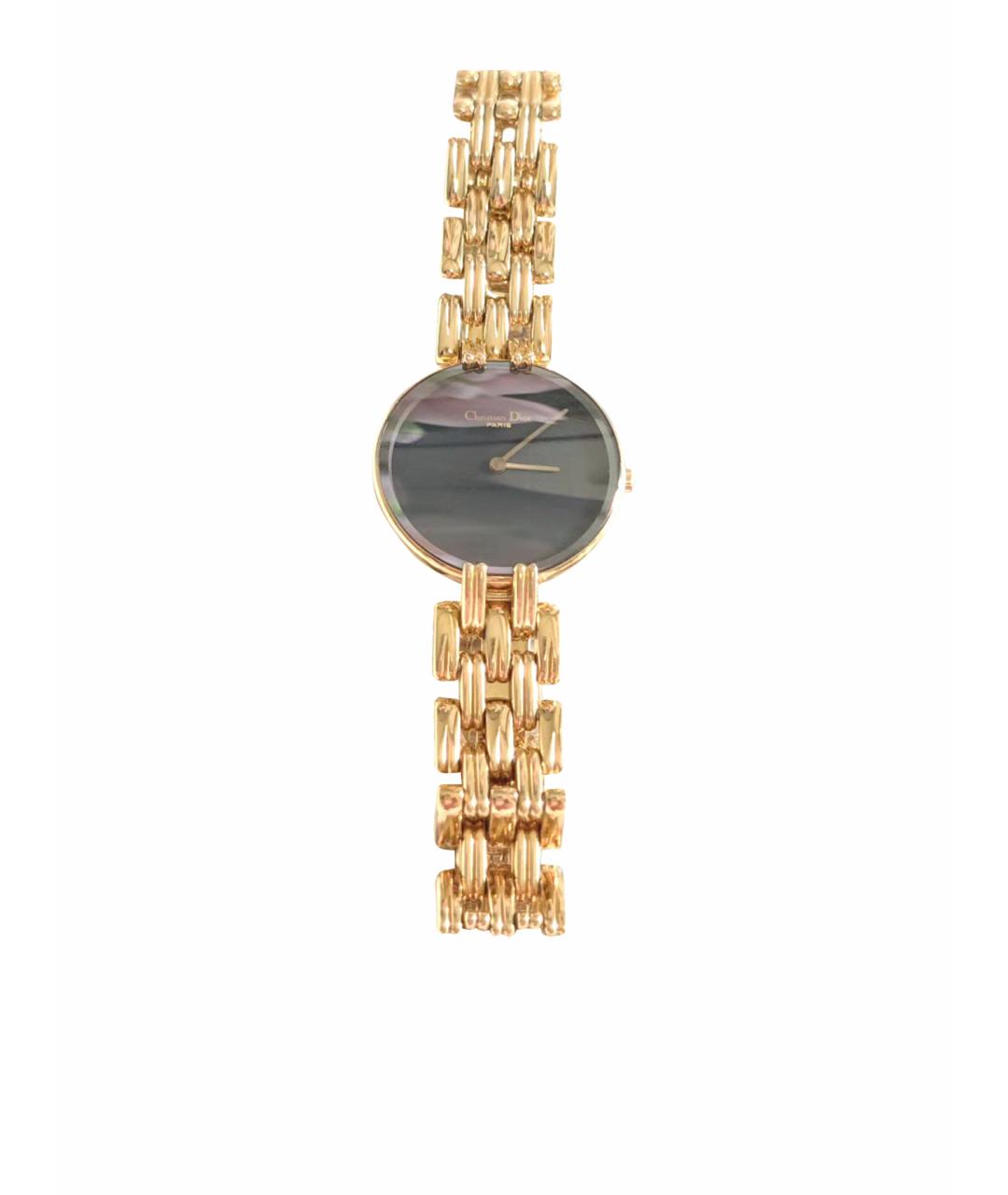 CHRISTIAN DIOR Золотые позолоченные часы, фото 1