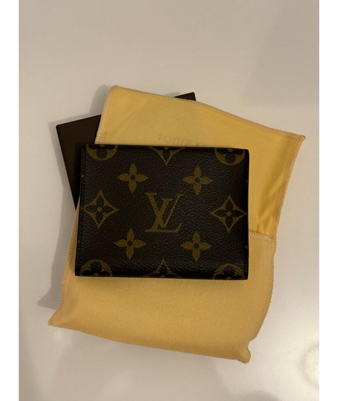 LOUIS VUITTON Коричневая визитница, фото 2