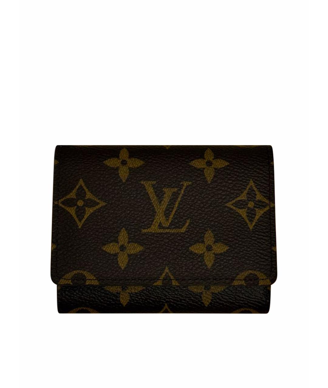 LOUIS VUITTON Коричневая визитница, фото 1