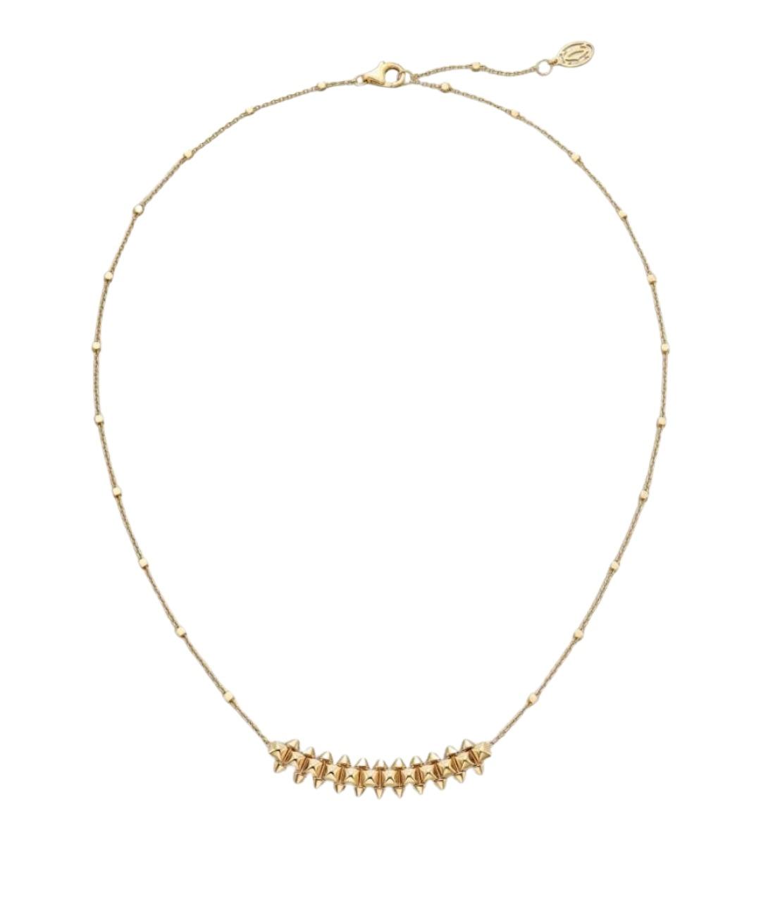CARTIER Золотое колье из желтого золота, фото 1