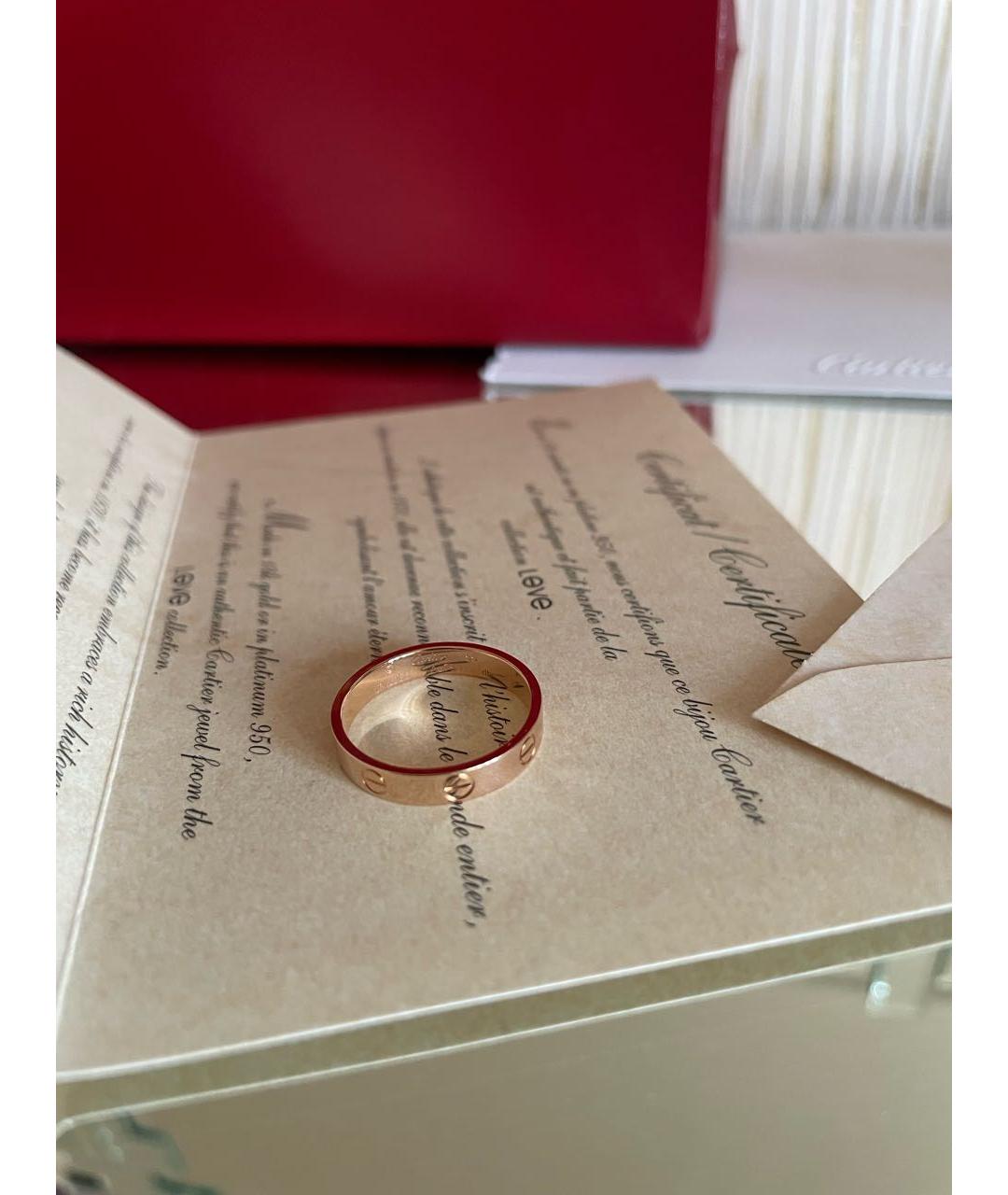 CARTIER Золотое кольцо из розового золота, фото 3