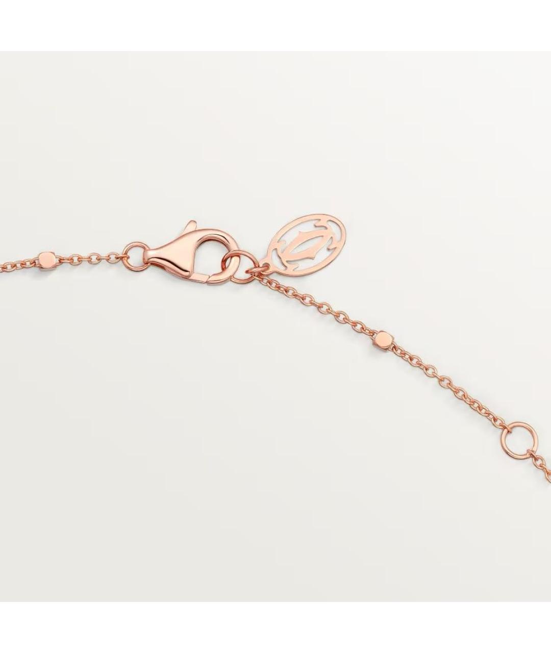 CARTIER Розовое колье из розового золота, фото 4