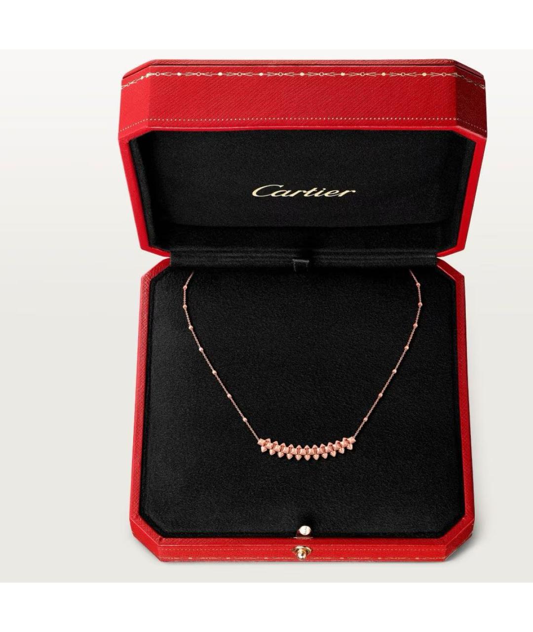 CARTIER Розовое колье из розового золота, фото 7