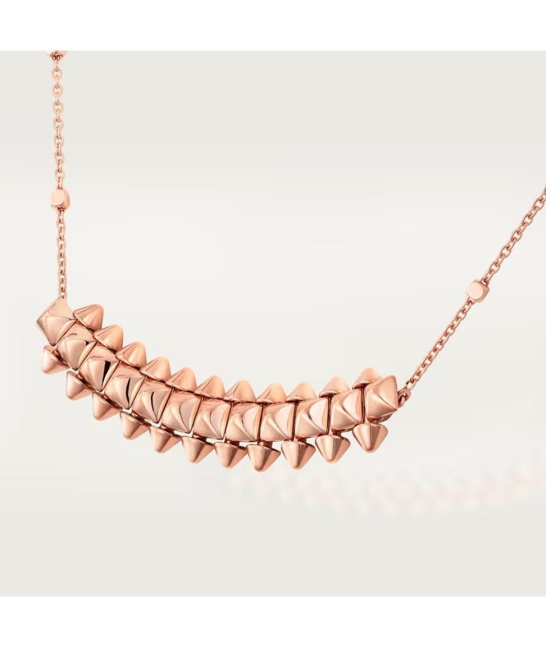 CARTIER Розовое колье из розового золота, фото 3