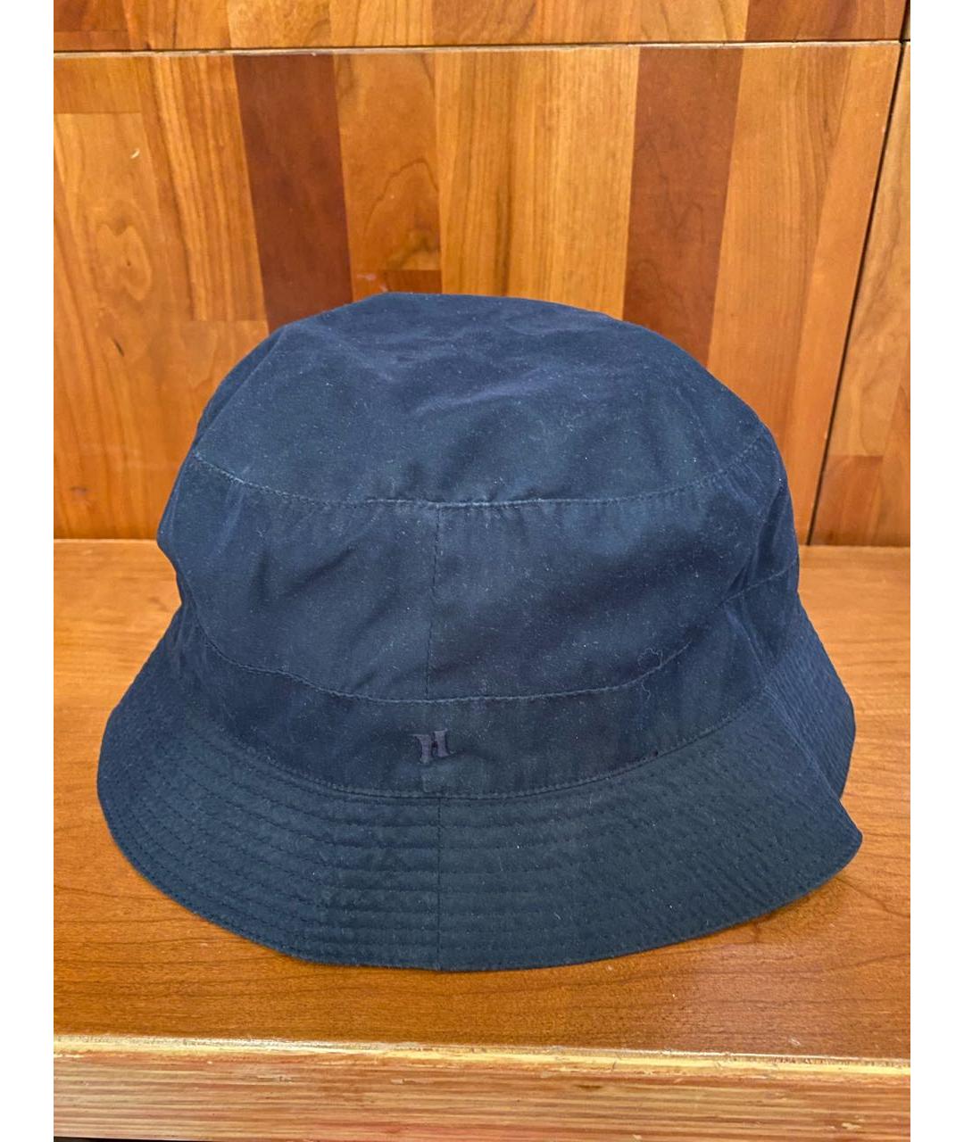 HERMES Синяя хлопковая шляпа, фото 2