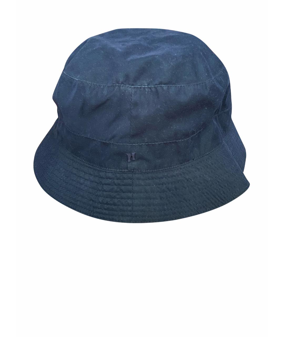 HERMES PRE-OWNED Синяя хлопковая шляпа, фото 1