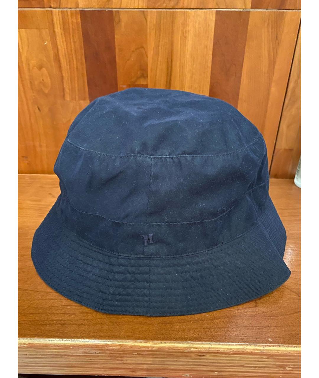 HERMES PRE-OWNED Синяя хлопковая шляпа, фото 5