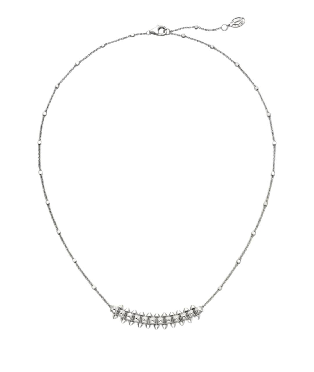 CARTIER Серебряное колье из белого золота, фото 1