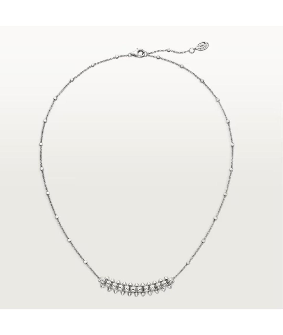 CARTIER Серебряное колье из белого золота, фото 7
