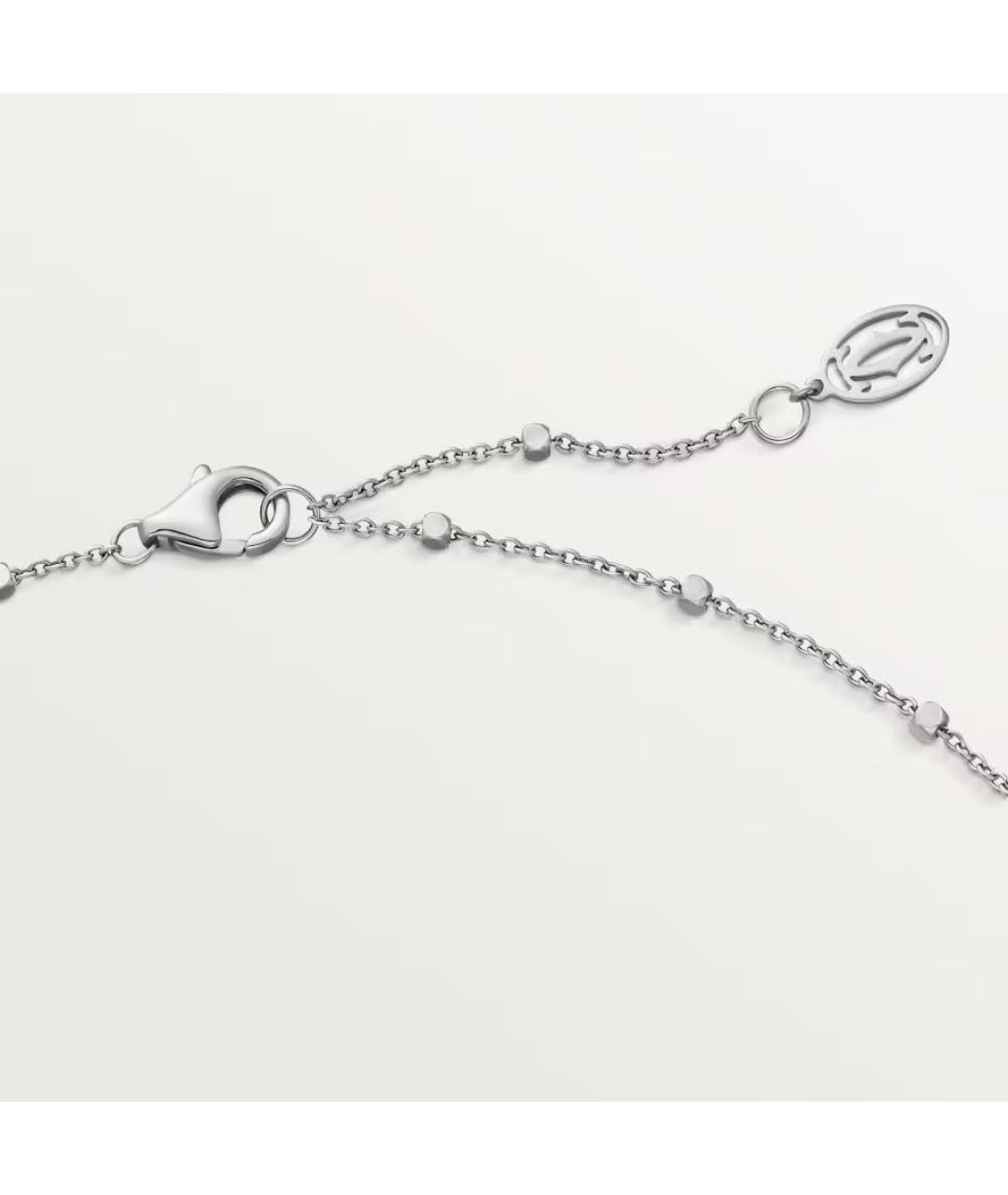 CARTIER Серебряное колье из белого золота, фото 4