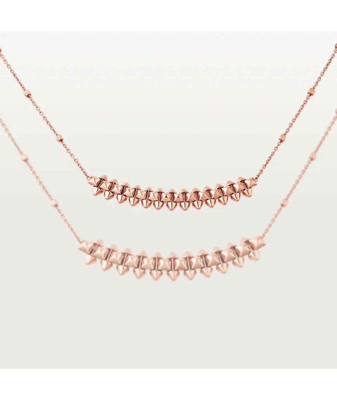 CARTIER Розовое колье из розового золота, фото 3
