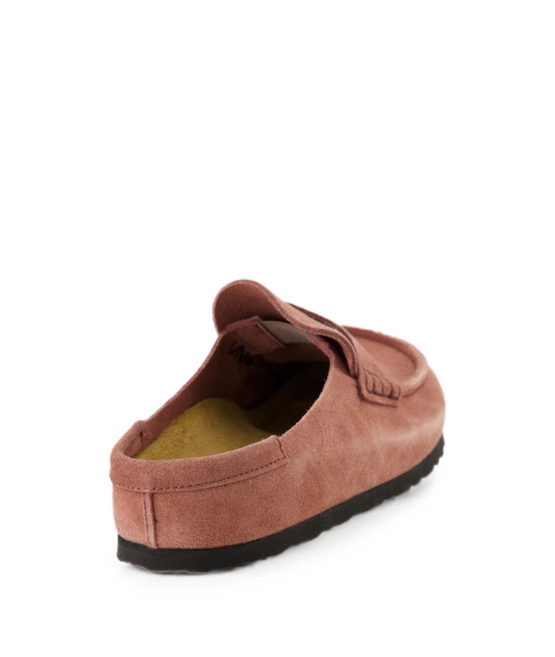 BIRKENSTOCK Коричневые замшевые сабо, фото 6
